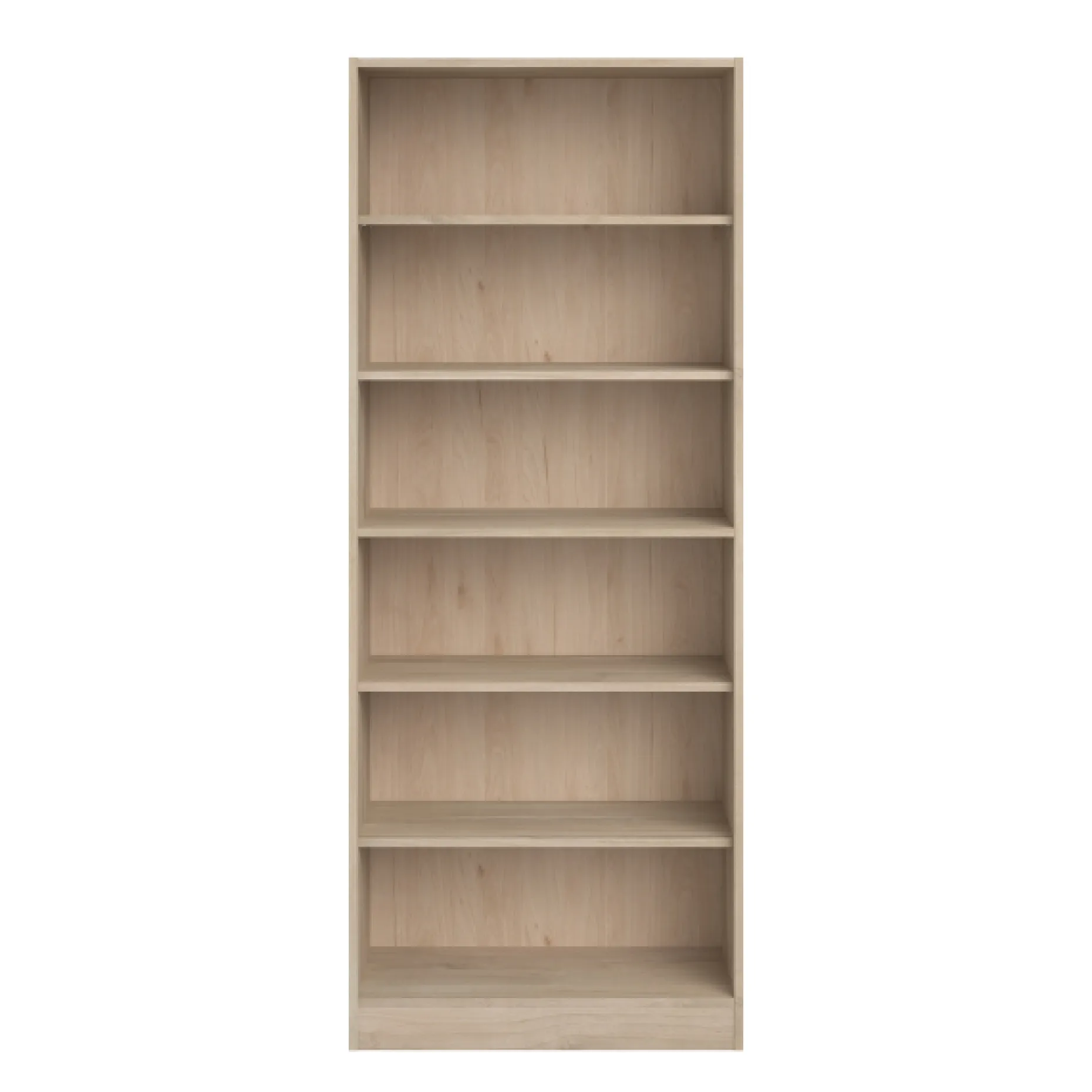 Hobby-Bücherregal 198 cm - 5 Fachböden - Eiche