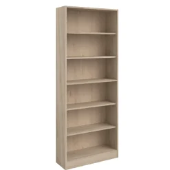 Hobby-Bücherregal 198 cm - 5 Fachböden - Eiche