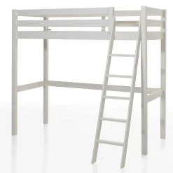 Hochbett Claire 90x200 mit Sitzbett - weiß