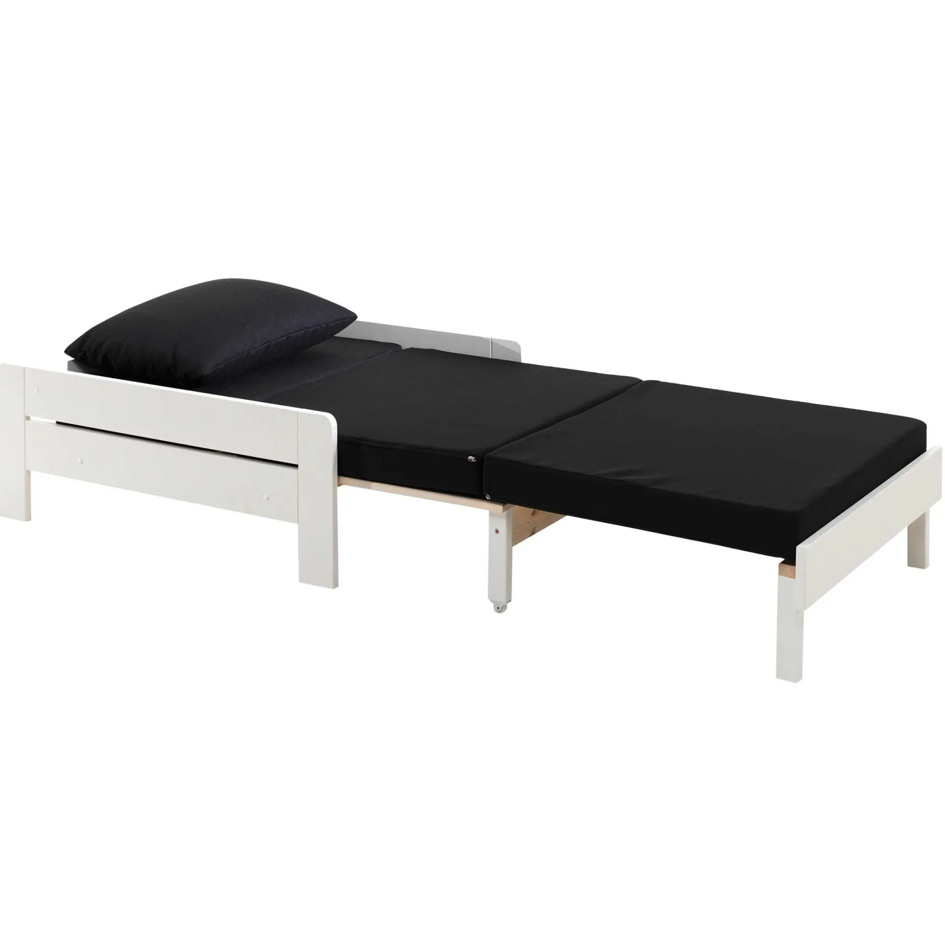 Hochbett Claire 90x200 mit Sitzbett - weiß