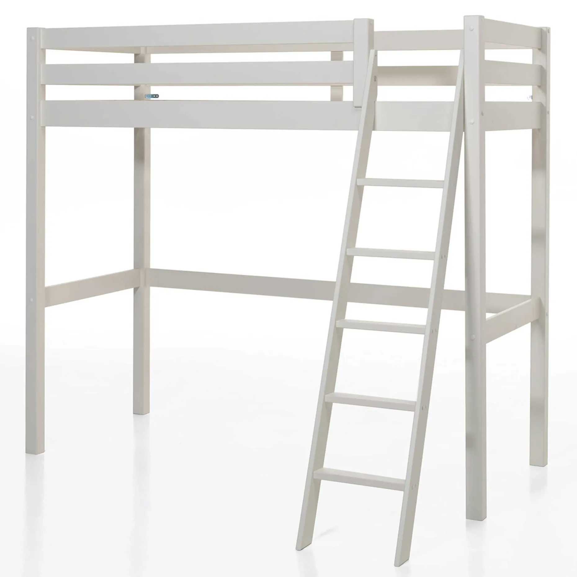Hochbett Claire 90x200 - weiß