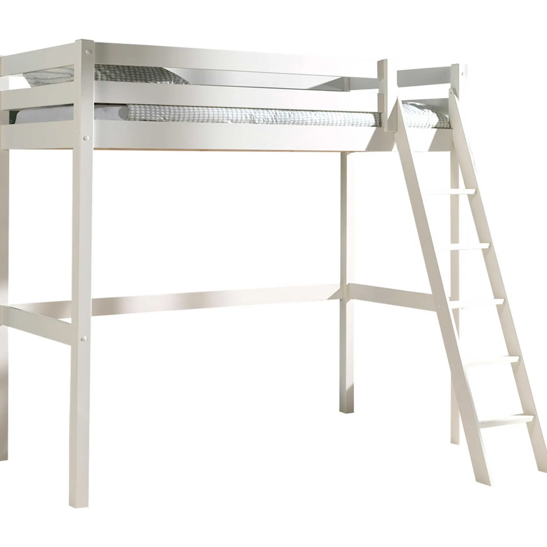 Hochbett Claire 90x200 - weiß