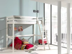 Hochbett Claire 90x200 - weiß