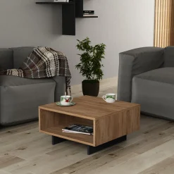 Emob Hola Couchtisch | 100 % MELAMIN | Eiche, Anthrazit