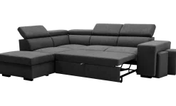 PGS Holmes Ecksofa links - Armlehnen verstellbar -