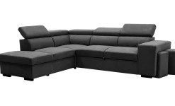 PGS Holmes Ecksofa links - Armlehnen verstellbar -