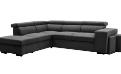 PGS Holmes Ecksofa links - Armlehnen verstellbar -