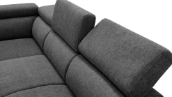 PGS Holmes Ecksofa links - Armlehnen verstellbar -