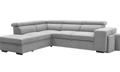 PGS Holmes Ecksofa links - Armlehnen verstellbar -