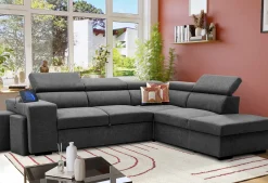 PGS Holmes Ecksofa rechts - Armlehnen verstellbar -