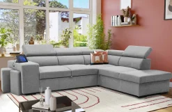 PGS Holmes Ecksofa rechts - Armlehnen verstellbar -