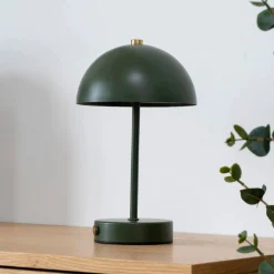 House Nordic Holt Tischleuchte - LED - wiederaufladbar - es Metall