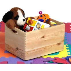 Kinder Galico Holzspielzeugkiste Maxine 40x30x24