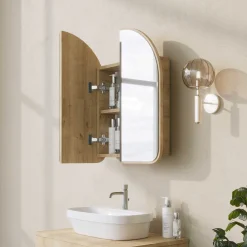 Hope Cabinet Badezimmerschrank | 100 % Hartfaserplatte | Beige