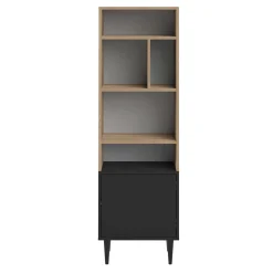 Horizon Bücherregal klein - Eiche/schwarz