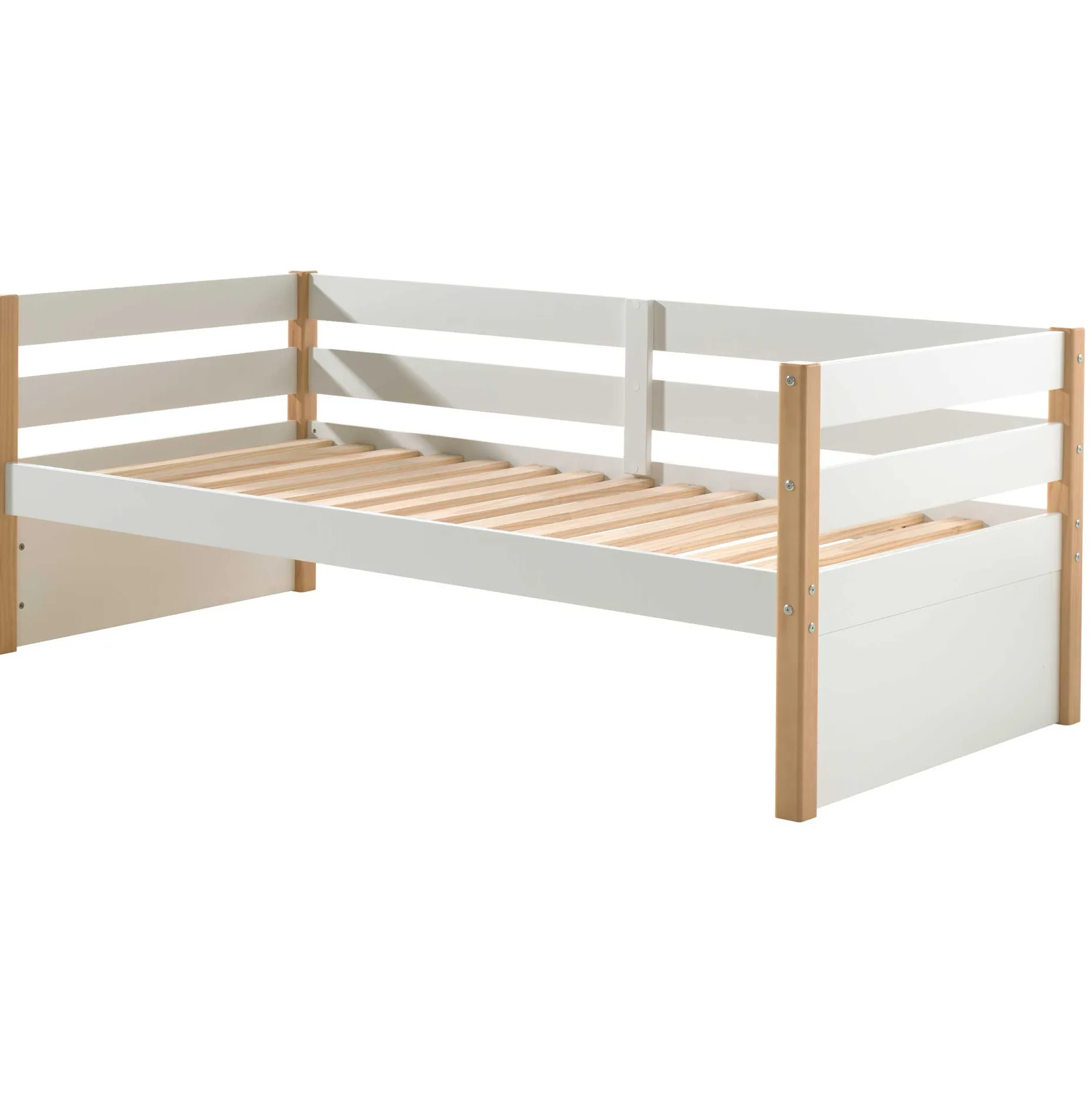Hüttenbett Maggie 90 x 200 Kiefer - weiß