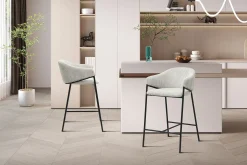 Rousseau Hugo Corduroy Counterstool Hell