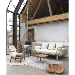 House Nordic Jammu Couchtisch - Mangoholz natur Ø60x35 cm