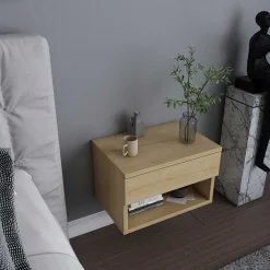 Jamot Nachttisch | 100 % MELAMIN | Eiche