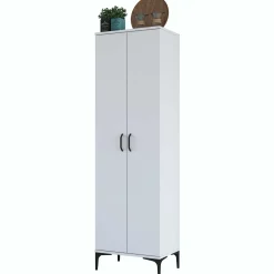 JE110 - 2945 Mehrzweckschrank | 100 % MELAMIN | Weiß
