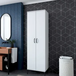 JE110 - 2945 Mehrzweckschrank | 100 % MELAMIN | Weiß