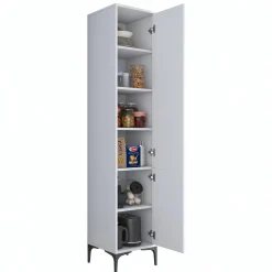 JE111 - 2949 Mehrzweckschrank | 100 % MELAMIN | Weiß
