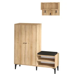 Jess Schuhschrank | 100% MELAMIN | Eiche