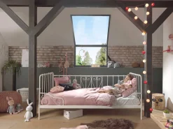 Kabinenbett Alice 90x200 cm Metall - weiß