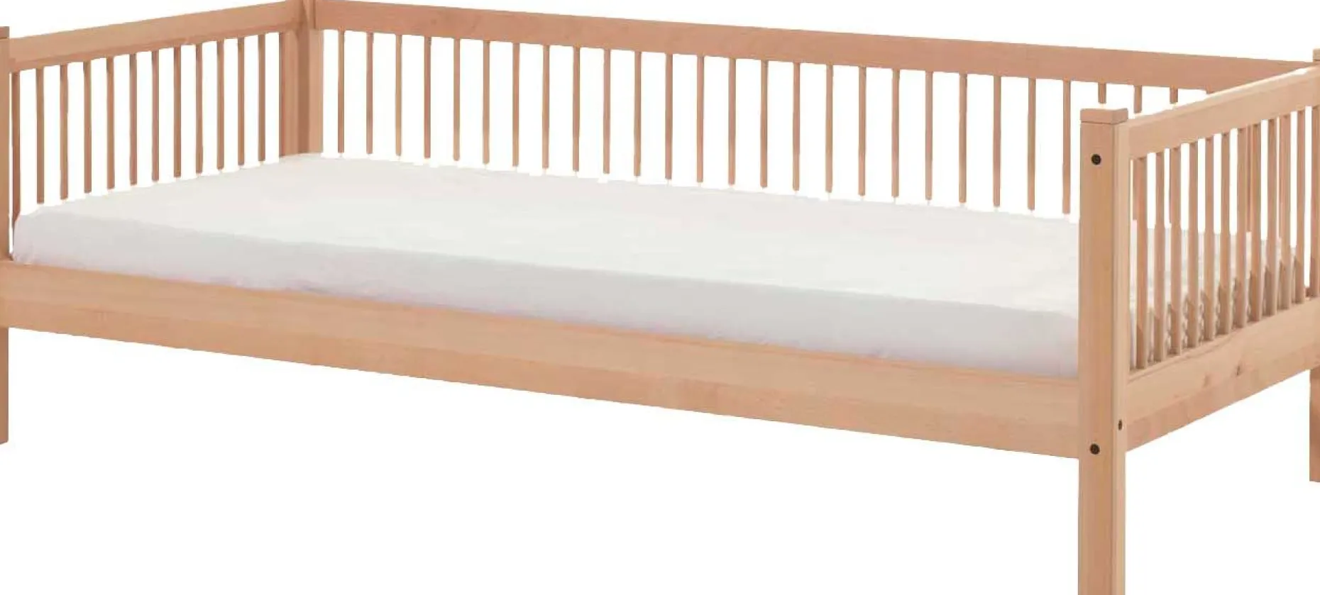 Kabinenbett Forrest 90x200 cm mit Bettgitter - Buche