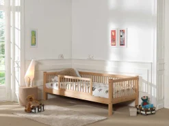 Kabinenbett Forrest 90x200 cm mit Bettgitter - Buche