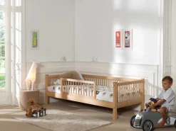 Kabinenbett Forrest 90x200 cm mit Bettgitter - Buche