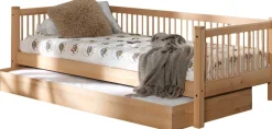 Kabinenbett Forrest 90 x 200 cm mit Rollbett - Buche