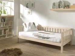 Kabinenbett Friedrich | 211,2 x 98,2 x 68 cm | Mit Bettkasten | Milky Pine Design