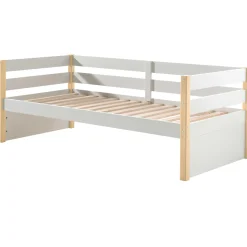 Kabinenbett Maggie 90 x 200 mit Bettkasten Kiefer - weiß