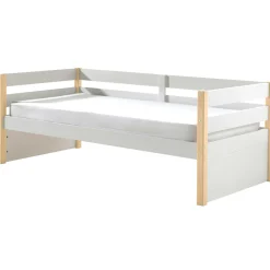 Kabinenbett Maggie 90 x 200 mit Bettkasten Kiefer - weiß