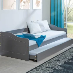 Kabinenbett Malz mit Bettschublade - grau