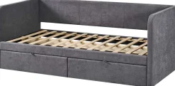 Kabinenbett Parma - 90x200cm - mit 2 Schubladen - grau