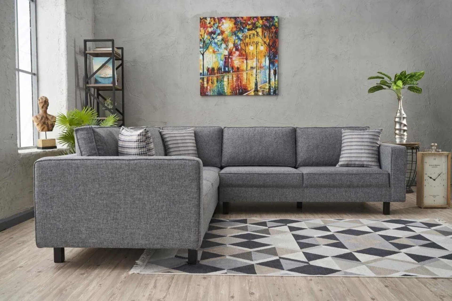 Emob Kale Ecksofa | BUCHENHOLZ | Grau