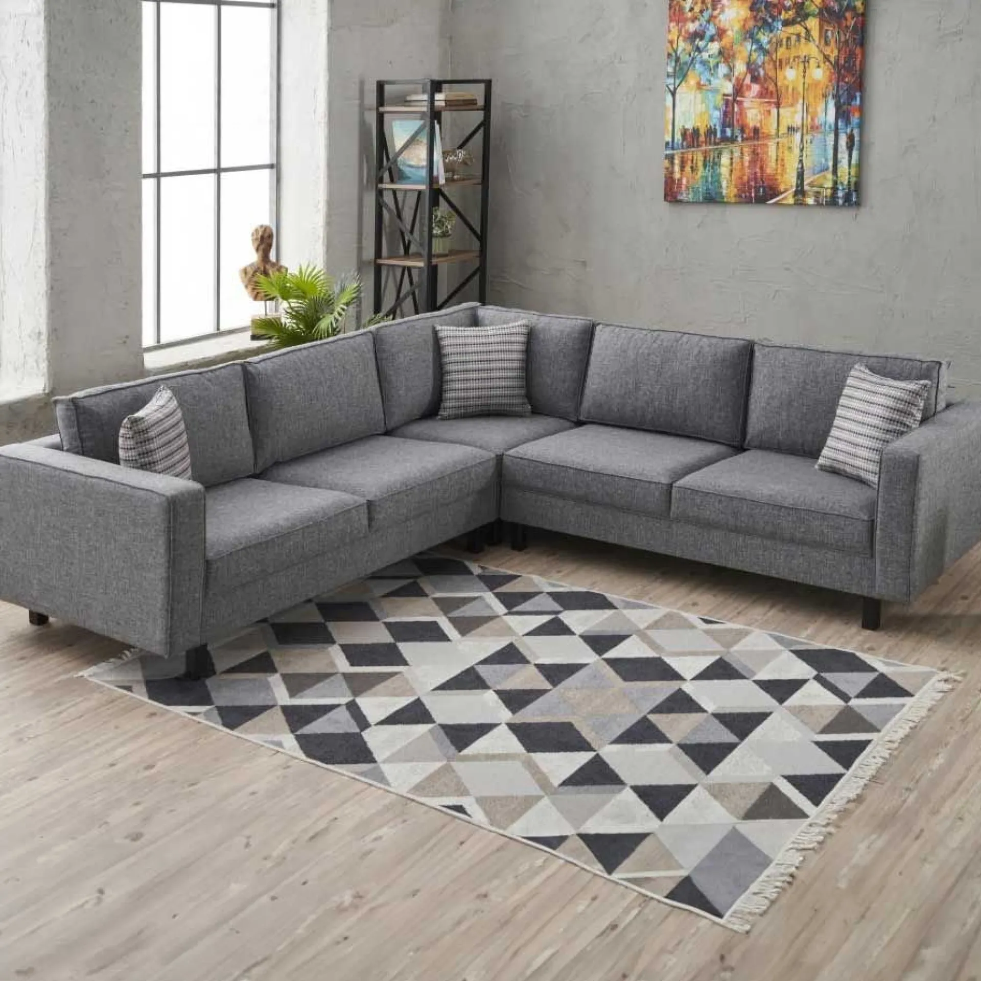 Emob Kale Ecksofa | BUCHENHOLZ | Grau
