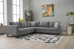 Emob Kale Ecksofa | BUCHENHOLZ | Grau