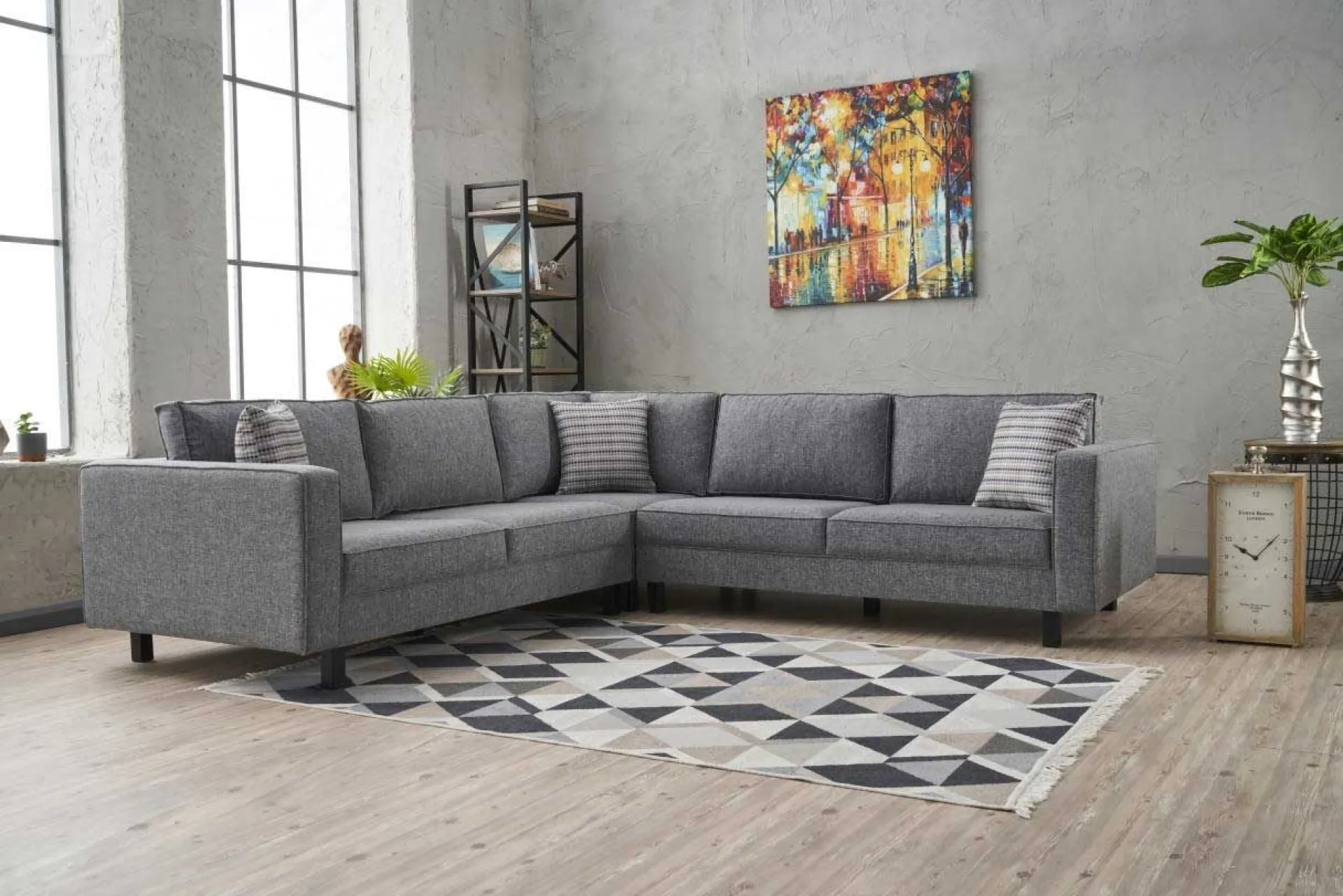 Emob Kale Ecksofa | BUCHENHOLZ | Grau