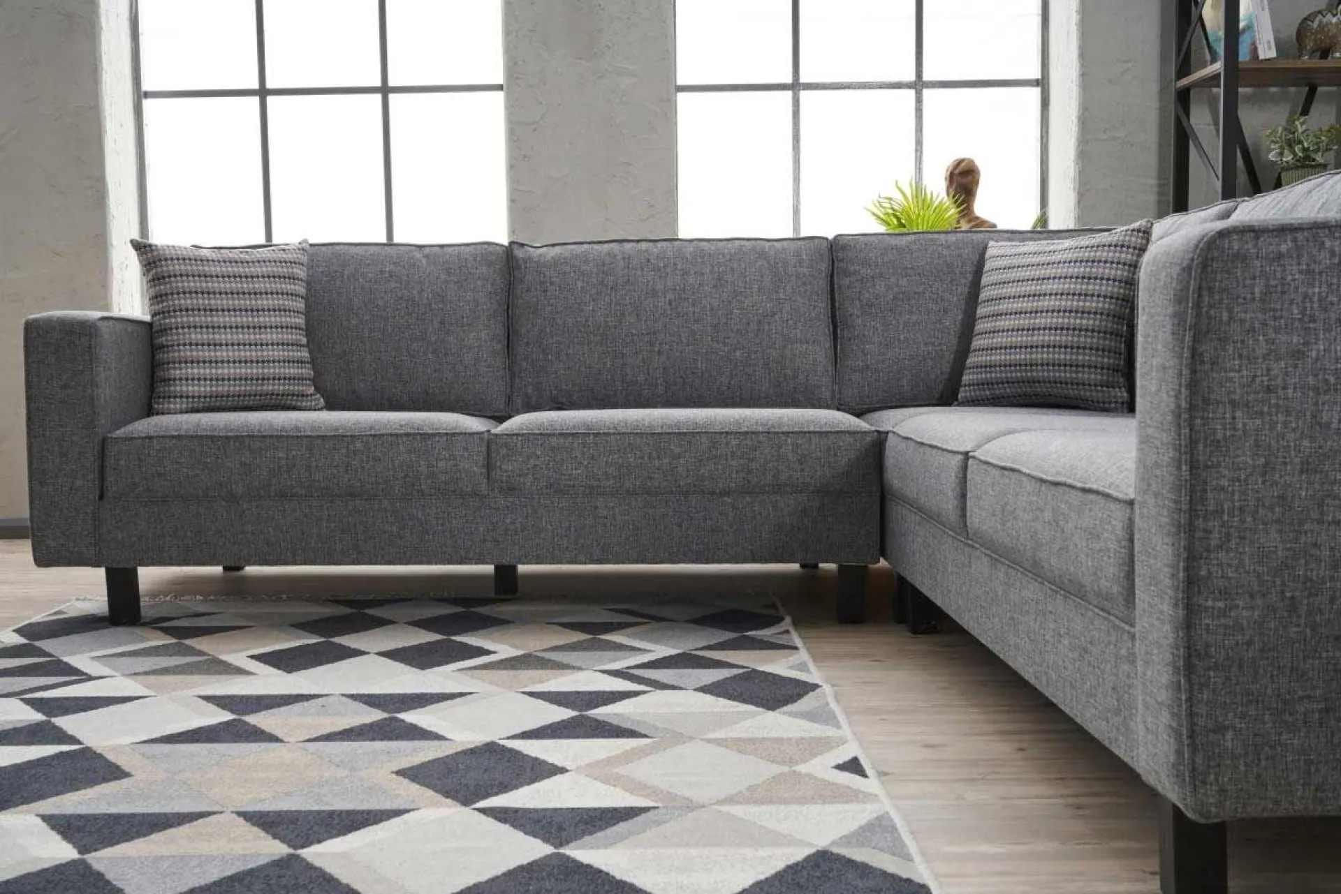 Emob Kale Ecksofa | BUCHENHOLZ | Grau