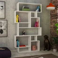 Karmato Bücherregal | 100 % MELAMIN | Weiß