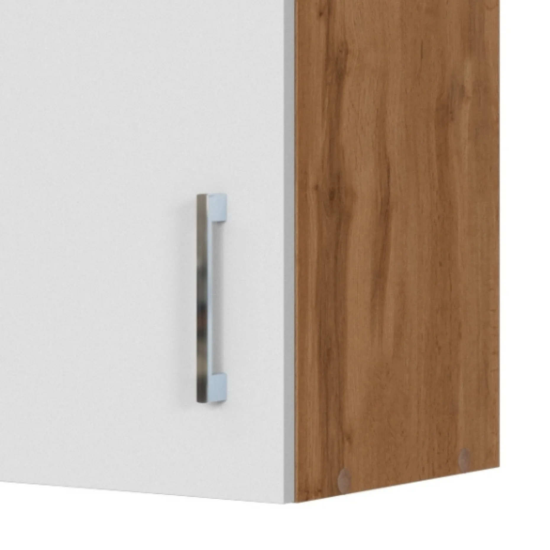 Küchenhängeschrank Sorrella 50cm 1 Tür - weiß/Eiche