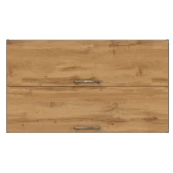 Küchenhängeschrank Sorrella 100cm mit 2 Flügeltüren - Eiche/Graphit