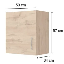 Held Küchenhängeschrank Sorrella 50cm 1 Tür - Eiche
