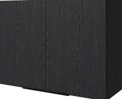 Küchenoberschrank Anna - 80x36x58cm - 2 Türen - Eiche schwarz Dekor