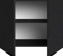 Küchenoberschrank Anna - 80x36x58cm - 2 Türen - Eiche schwarz Dekor