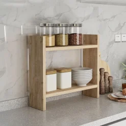 Emob Küchenregal Denver - 100% MELAMINE - Atlantische Kiefer - 34 x 10 x 30 cm
