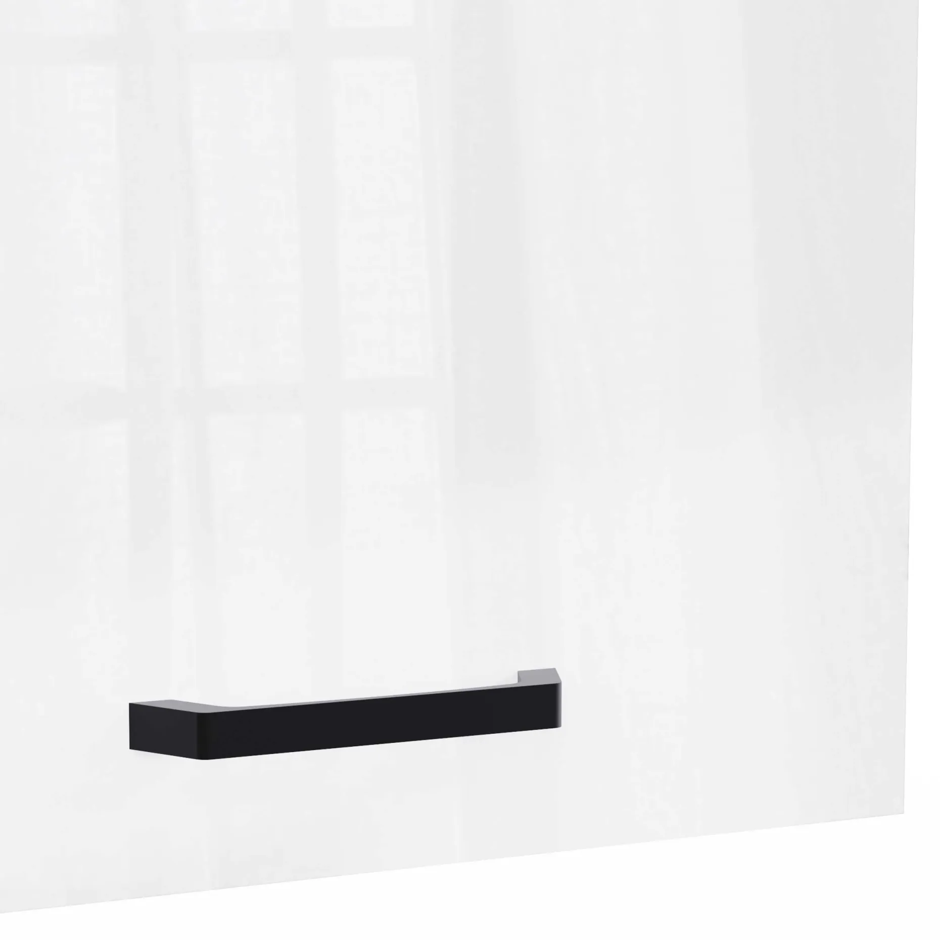 Küchenschrank Bianco - 80x36x58cm - 2 Türen - Hochglanz weiß